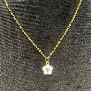 Chanel zipper pull - authentic- on 18” sterling silver chain